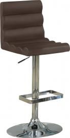 Contemporary Brown 120355 Adjustable Bar Stool Set of 2